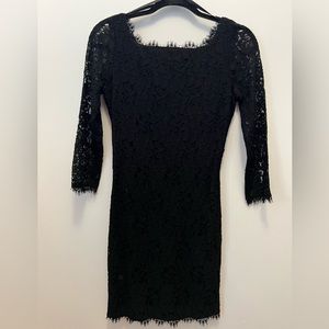 Diane von Furstenberg Zurita Lace Mini Dress Size 2